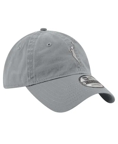 New Era Men's And Women's Gray Wnba Core Tonal 9twenty Adjustable Hat