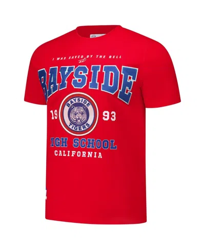 Freeze Max Men's Red Saved By The Bell Bayside High T-shirt In Orange
