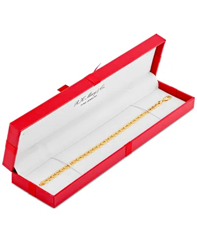 Italian Gold Polished Mariner Chain Bracelet 5.5mm In 14k Yellow Gold