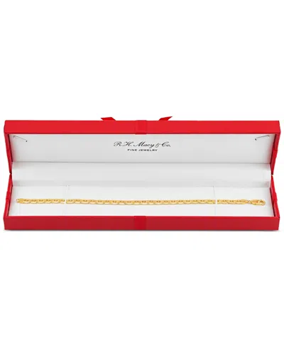 Italian Gold Polished Mariner Chain Bracelet 5.5mm In 14k Yellow Gold