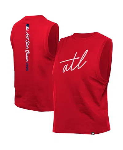 New Era Women's Red 2025 Mlb All-star Game Tank Top