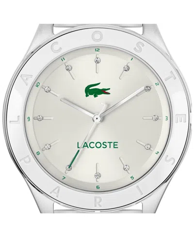 Lacoste Women's Billie White Silicone Strap Watch, 36mm
