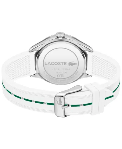Lacoste Women's Billie White Silicone Strap Watch, 36mm