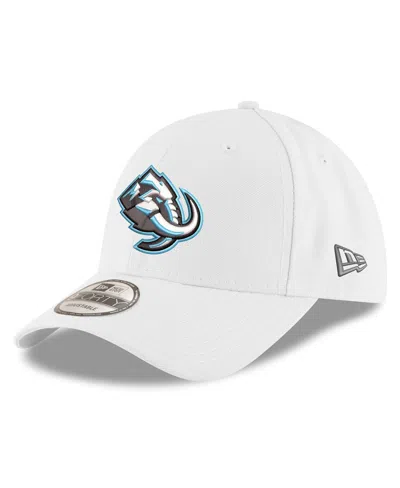 New Era Men's White Utah Mammoth 9forty Adjustable Hat