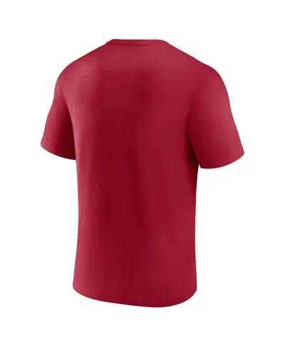 Fanatics Men'sâ Crimson Oklahoma Sooners Tradition Established Staple T-shirt In Red