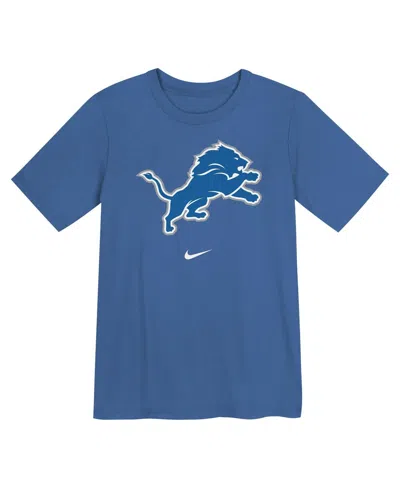 Nike Preschool Blue Detroit Lions Primary Logo Legend Performance T-shirt In Blue