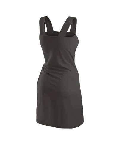 Wear By Erin Andrews Pewter Tampa Bay Buccaneers Wrap Dress In Brown