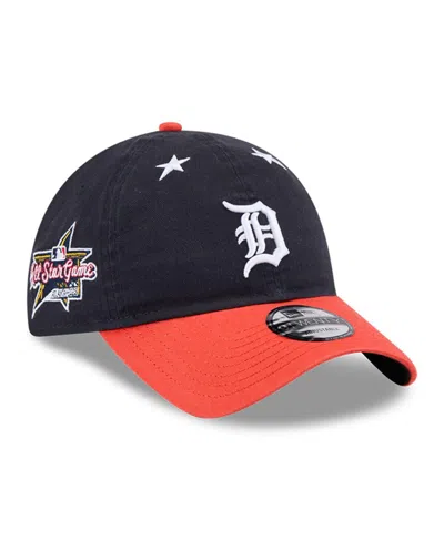 New Era Men's Navy/orange Detroit Tigers 2025 Mlb All-star Game 9twenty Adjustable Hat