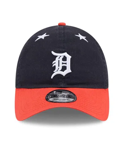 New Era Men's Navy/orange Detroit Tigers 2025 Mlb All-star Game 9twenty Adjustable Hat