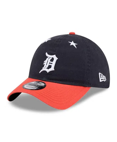 New Era Men's Navy/orange Detroit Tigers 2025 Mlb All-star Game 9twenty Adjustable Hat