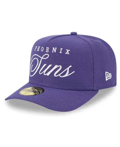 New Era Men's Purple Phoenix Suns 2025 Nba Draft A-frame 59fifty Fitted Hat