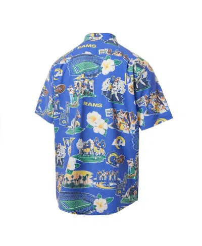 Reyn Spooner Men's Royal Los Angeles Rams Scenic Button-down Shirt In Blue