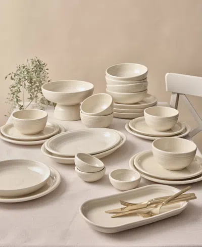 Fiesta Linen Oval Platter & Bistro Bowl 2-pc. Serve Set