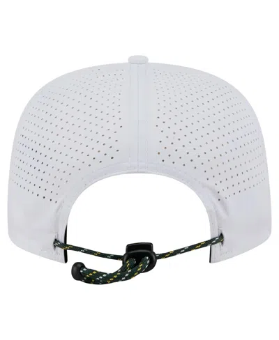 New Era Men's White Athletics Perforated Golfer Snapback Hat