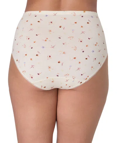 Bali Women's Lux Cotton Essentials High-cut Underwear Dflehc