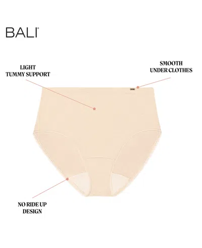 Bali Women's Lux Cotton Essentials High-cut Underwear Dflehc