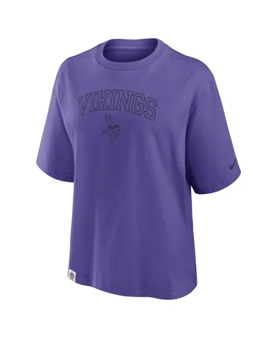 Nike Purple Baltimore Ravens Glory Arch Boxy T-shirt