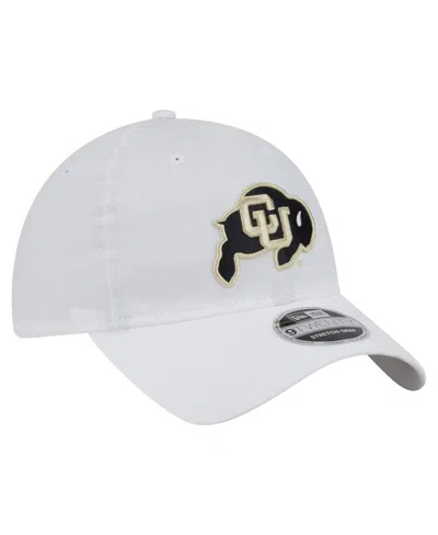 New Era Men's White Colorado Buffaloes Active Ripstop 9twenty Adjustable Hat