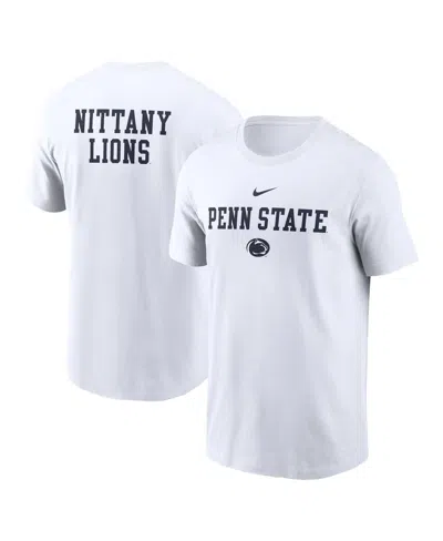 Nike White Penn State Nittany Lions 2-hit Stacked T-shirt In White