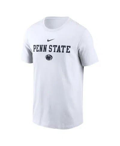 Nike White Penn State Nittany Lions 2-hit Stacked T-shirt In White