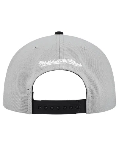 Mitchell & Ness Men's Gray Cincinnati Reds Cooperstown Collection Basic Flip Snapback Hat