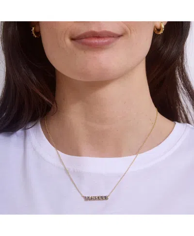 Wear By Erin Andrews New York Yankees Delicate Enamel Necklace