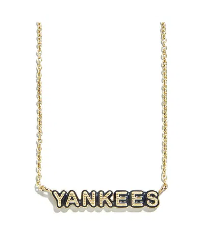Wear By Erin Andrews New York Yankees Delicate Enamel Necklace