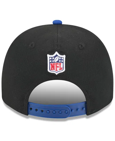 New Era Big Boys And Girls Black/royal New York Giants 2025 Nfl Draft A-frame 9fifty Snapback Hat In Black