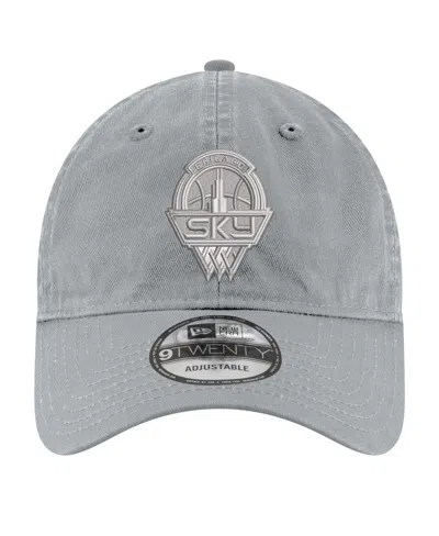 New Era Men's And Women's Gray Chicago Sky Core Tonal 9twenty Adjustable Hat