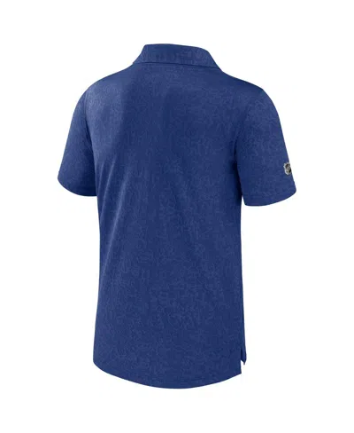 Fanatics Men's Royal New York Islanders Authentic Pro Jacquard Polo Shirt In Blue