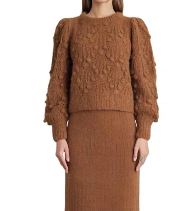 Eleven Six Marisa Sweater In Sienna In Burgundy