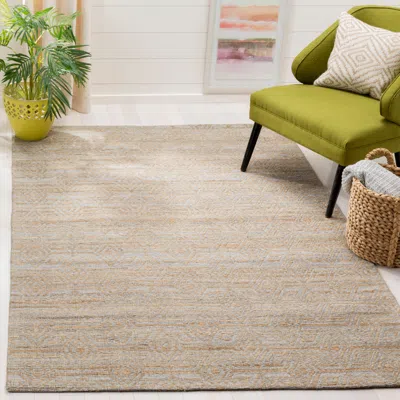 Safavieh Cape Cod Hand Made Area Rug, Grey / Sand Transitional Style Non-shedding In Gray