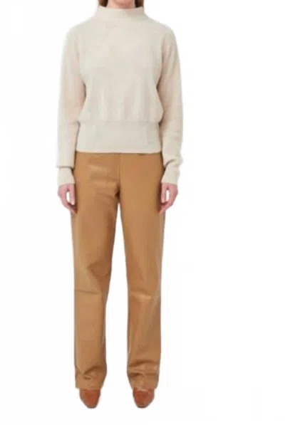 Brodie Cashmere Sophia Fringe Sweater In Antique White