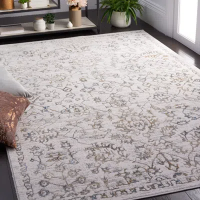 Safavieh Bel Air Machine Made Area Rug, Beige / Grey Traditional Style Easy Care In Gray