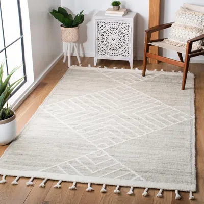 Safavieh Casablanca Hand Made Area Rug, Beige / Ivory Contemporary Style Non-shedding In Neutral