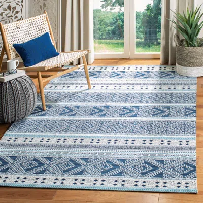 Safavieh Classic Vintage Hand Made Area Rug, Blue Bohemian Style Non-shedding In Blue