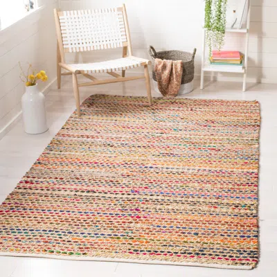 Safavieh Cape Cod Hand Made Area Rug, Natural / Multi Bohemian Style Non-shedding In Multi