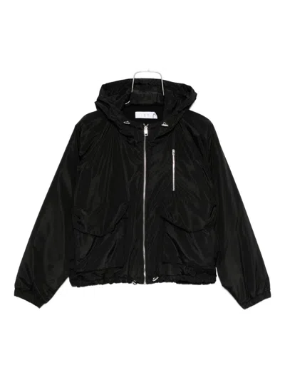 Iro Hooded Pocketed Bomber Jacket