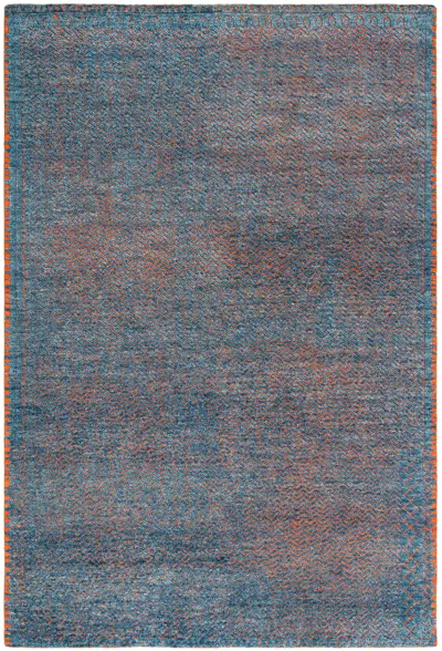 Safavieh Castilla Hand Made Area Rug, Blue / Rust Contemporary Style Non-shedding In Blue