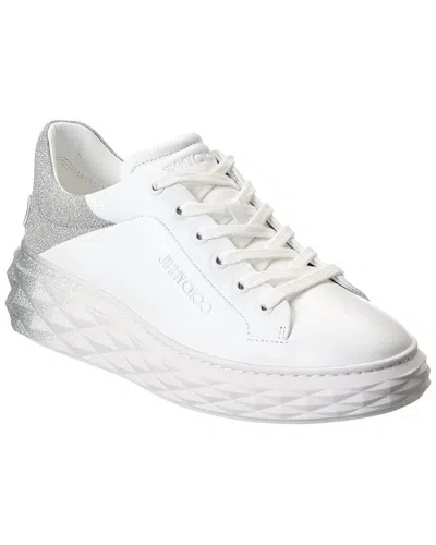 Jimmy Choo Diamond Maxi/f Ii Leather Sneaker