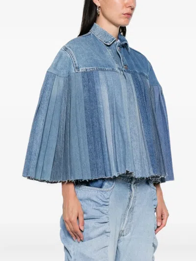 E.l.v Denim E.l.v. Denim Outerwears In Blue