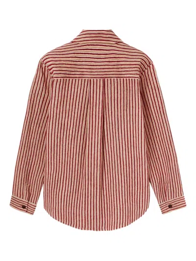 La Doublej Striped Button-fastening Shirt In Multi