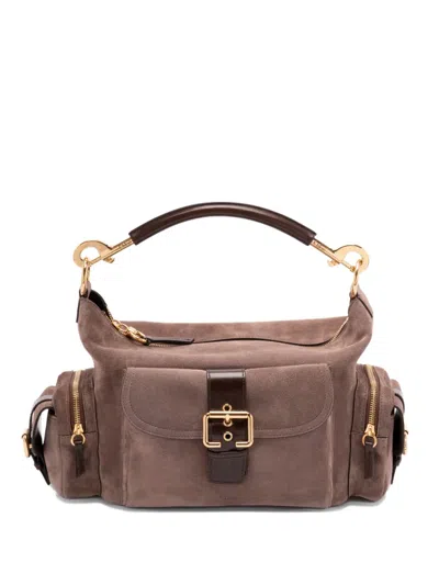 Chloé Medium Camera Suede Shoulder Bag