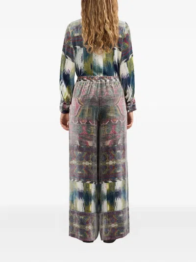 Pierre-louis Mascia Patterned Trousers In Multi