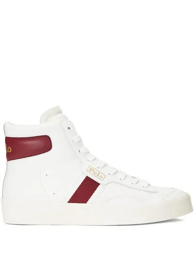 Polo Ralph Lauren Court Vulc Mid Leather Sneakers