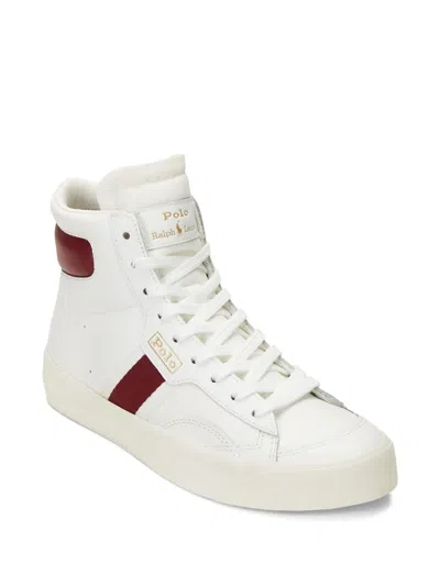 Polo Ralph Lauren Court Vulc Mid Leather Sneakers
