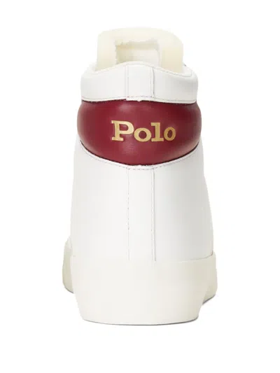 Polo Ralph Lauren Court Vulc Mid Leather Sneakers