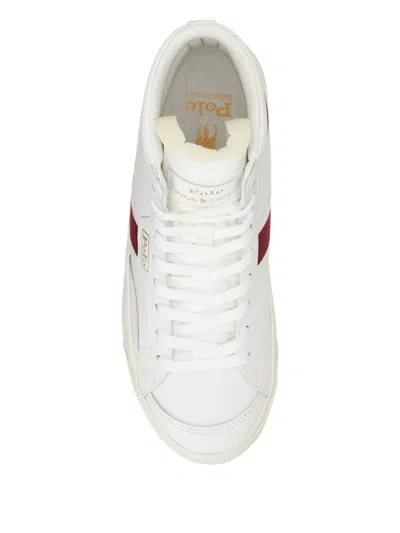 Polo Ralph Lauren Court Vulc Mid Leather Sneakers
