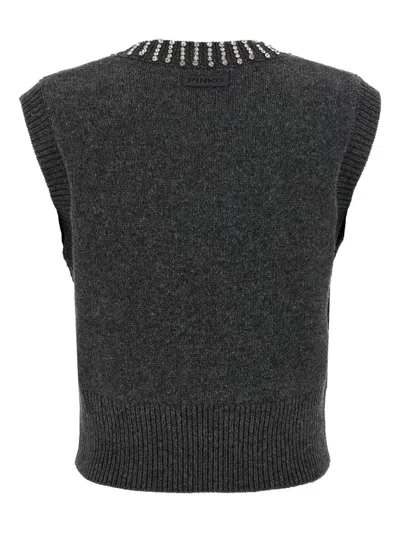 Pinko 'ponziane' Vest In Black
