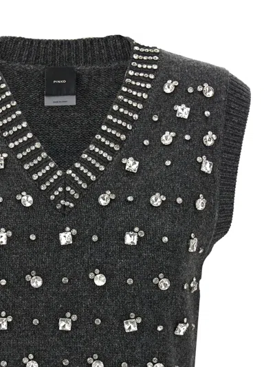 Pinko 'ponziane' Vest In Black